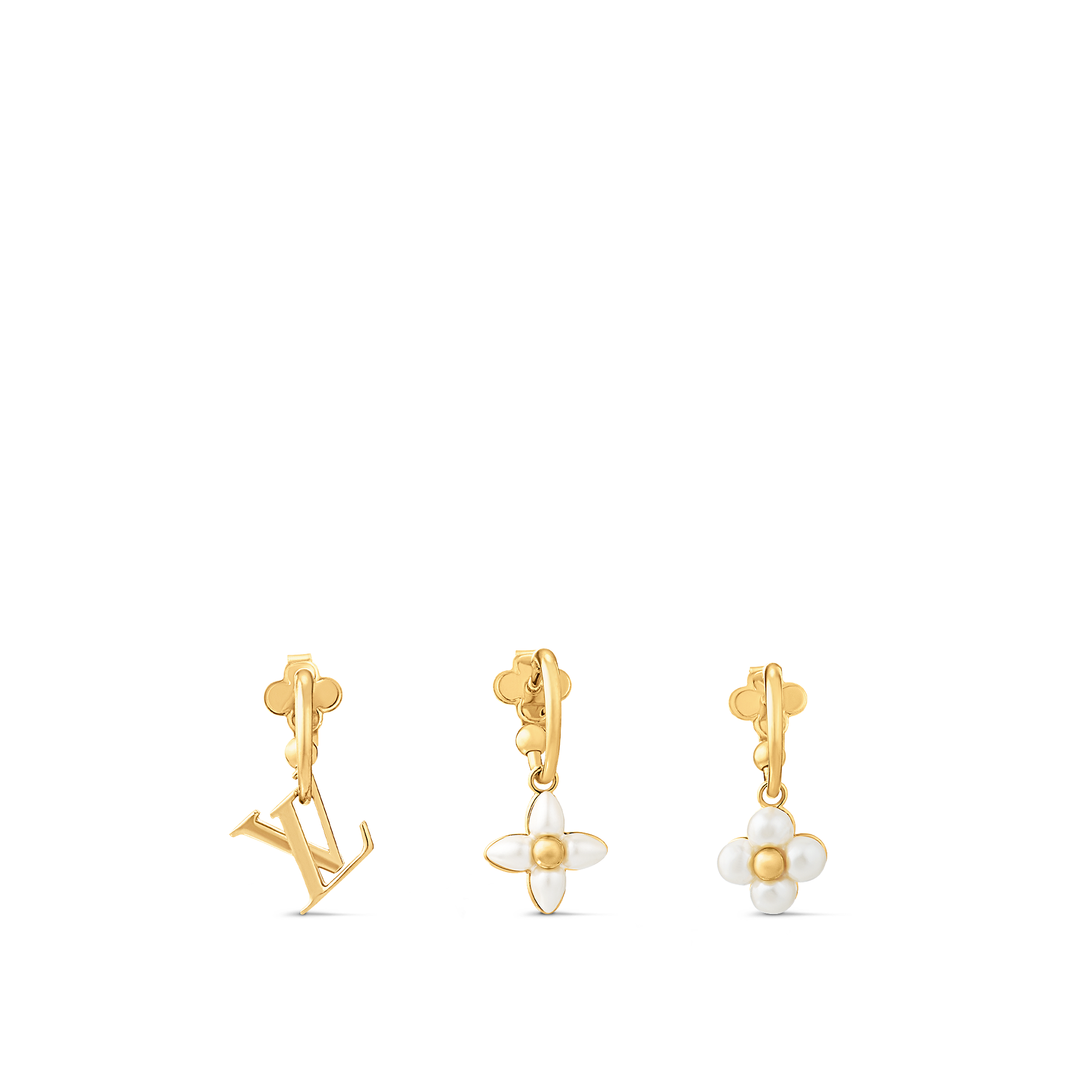 Louis vuitton clearance earrings gold